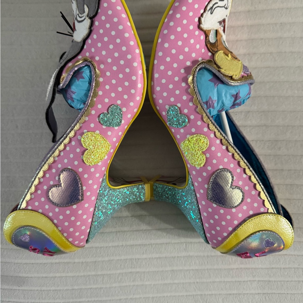 BNWT Irregular Choice x Looney Tunes Bunny Love Heels EU40 US9 - Picture 13 of 17